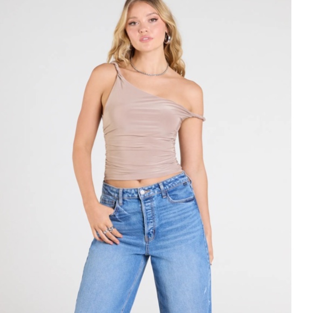 Windsor Cream Ruched Camisole Top